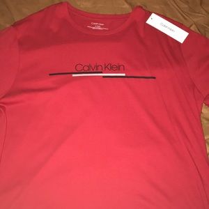 Calvin Klein red shirt